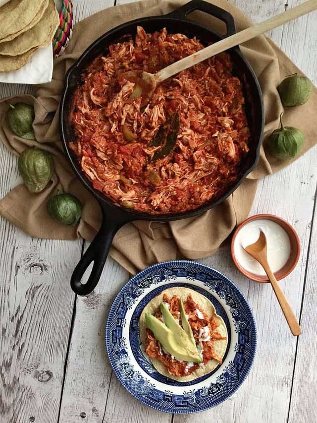 Authentic Mexican Tinga De Pollo (Chicken Tinga)